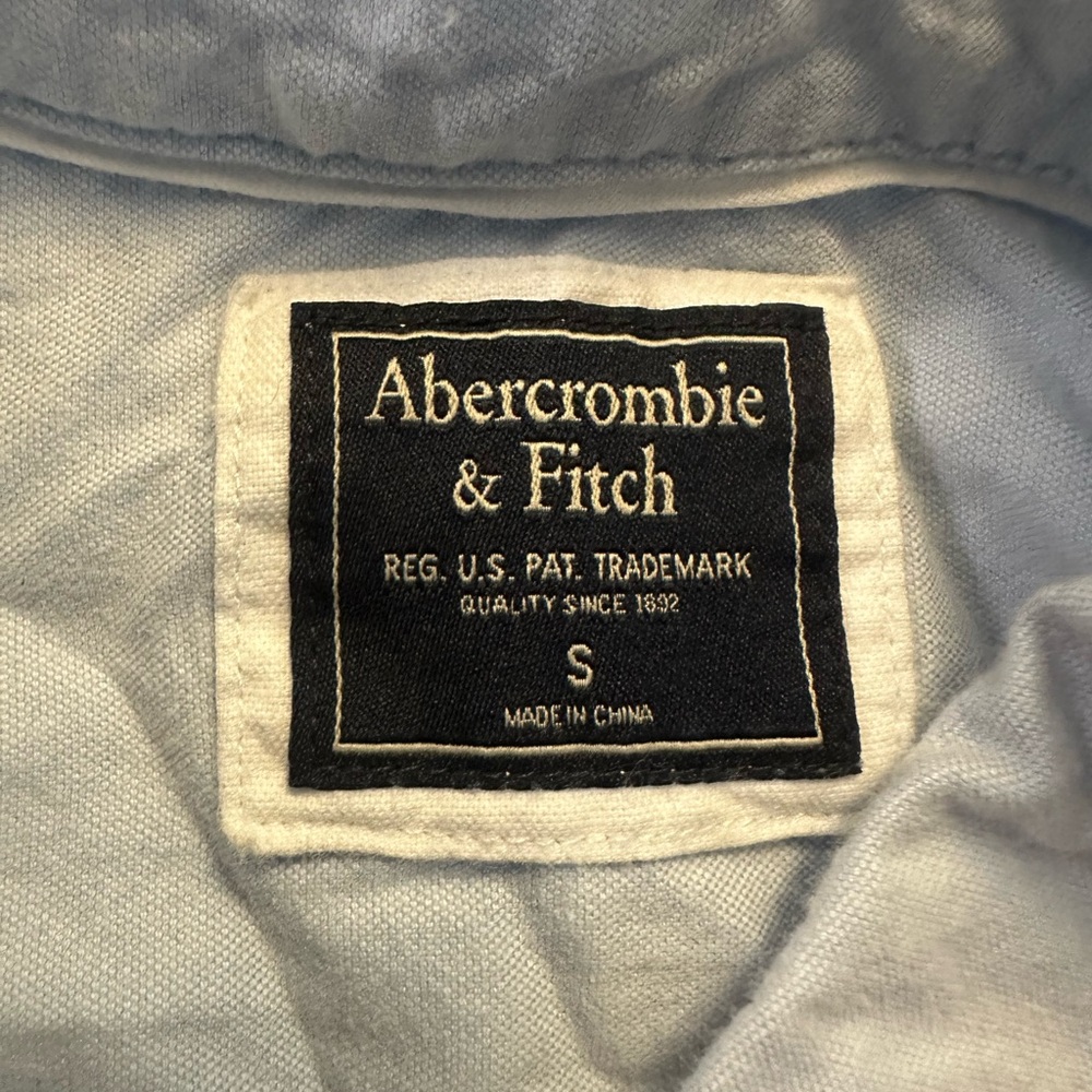 Abercrombie & Fitch Sky Blue Casual Shirt